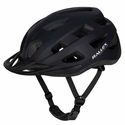 Kask rowerowy na rower RALLEX damski męski regulowany czarny M 54-58cm