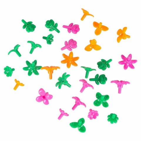 Klocki magnetyczne tor wyścigowy samochodowy 2 pojazdy świecące 310 elementów