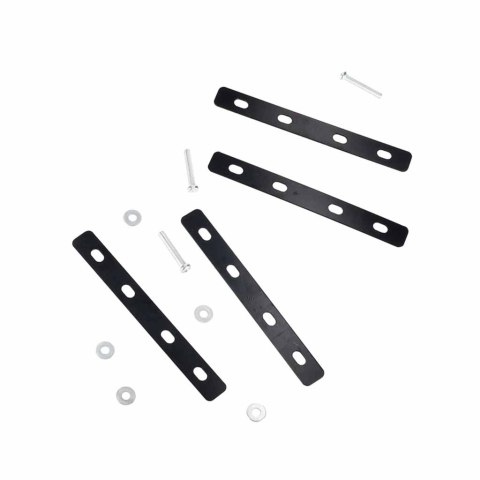 Kosz na rower koszyk rowerowy na bagażnik tylny rattanowy z odblaskiem