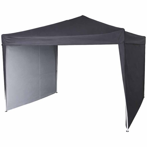 Pawilon ogrodowy LUARO namiot imprezowy handlowy altana 3x3 m czarny