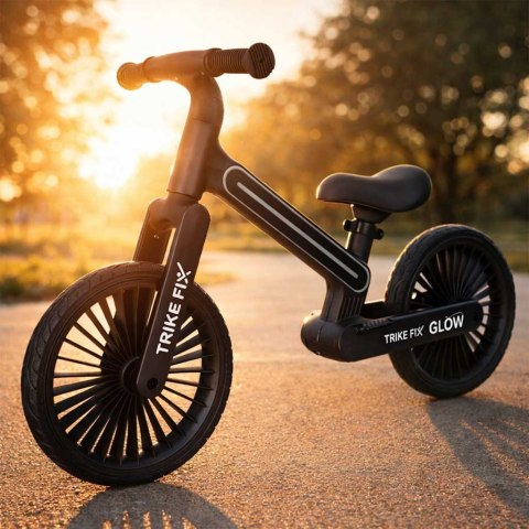 Rowerek biegowy Trike Fix Glow LED czarny