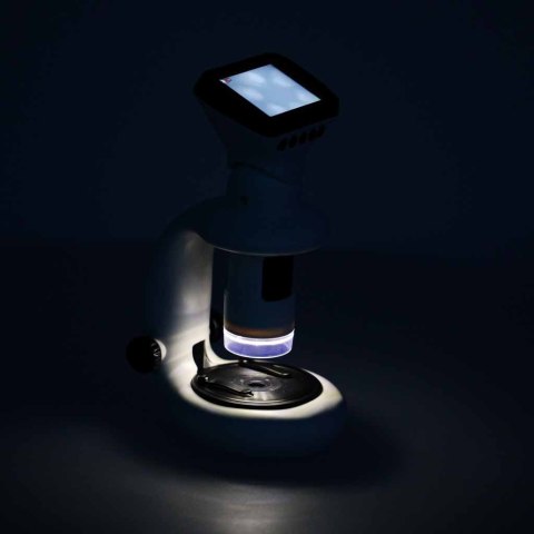 Mikroskop cyfrowy elektroniczny wifi USB ekran LCD 200x 1000x akcesoria