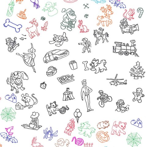 Projektor rzutnik stolik do rysowania karty różowy