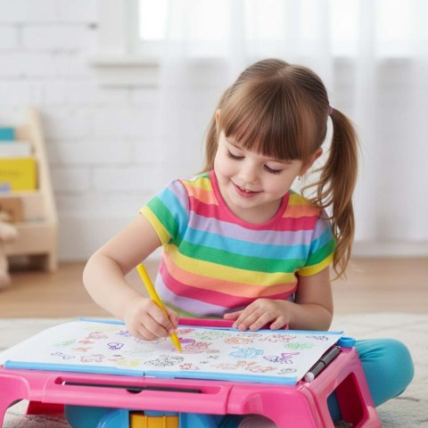 Projektor rzutnik stolik do rysowania karty różowy