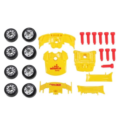 Samochód sportowy do rozkręcania konstrukcyjny do tuningu światło dźwięk