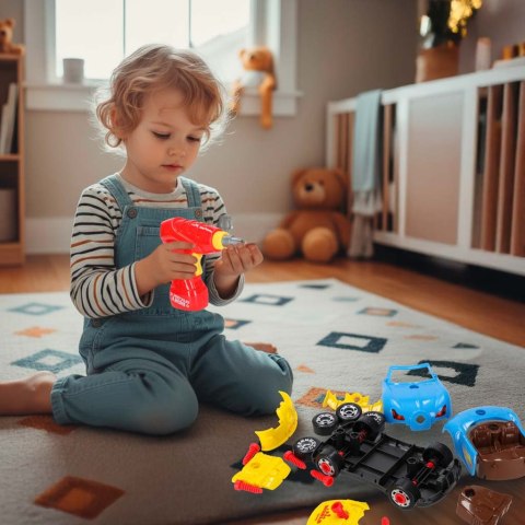 Samochód sportowy do rozkręcania konstrukcyjny do tuningu światło dźwięk