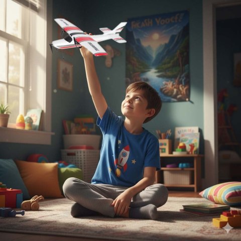 Samolot zdalnie sterowany Cessna 182 szybowiec akrobata 2,4GHz