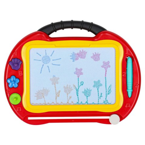 Tablica magnetyczna edukacyjna znikopis stolik do rysowania stempelki