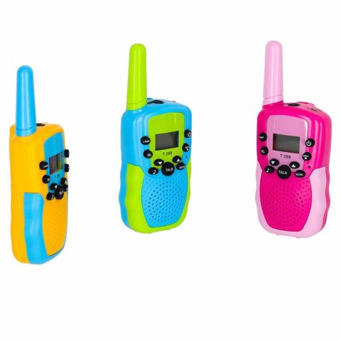 Walkie talkie krótkofalówka dla dzieci zestaw 3 sztuki