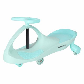 Jeździk grawitacyjny LED Swing Fix S3 świecące koła miętowy