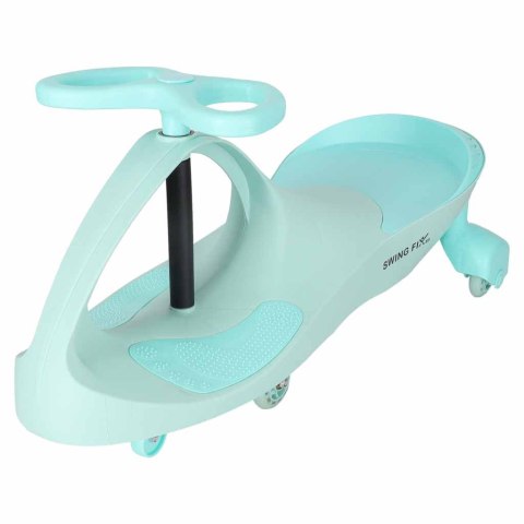 Jeździk grawitacyjny LED Swing Fix S3 świecące koła miętowy