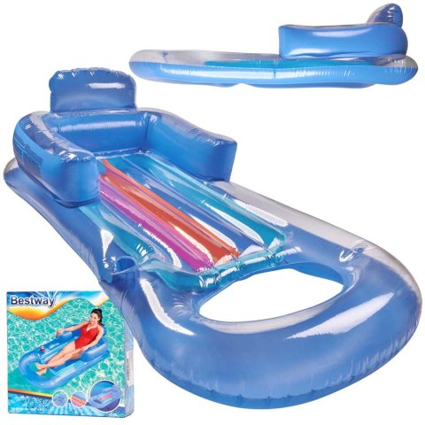 Materac dmuchany fotel BESTWAY 43028 niebieski