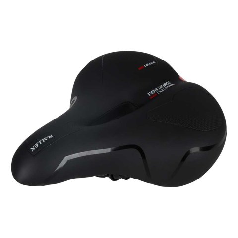 Siodełko rowerowe RALLEX sportowe wygodne pianka elastyczna lampka LED