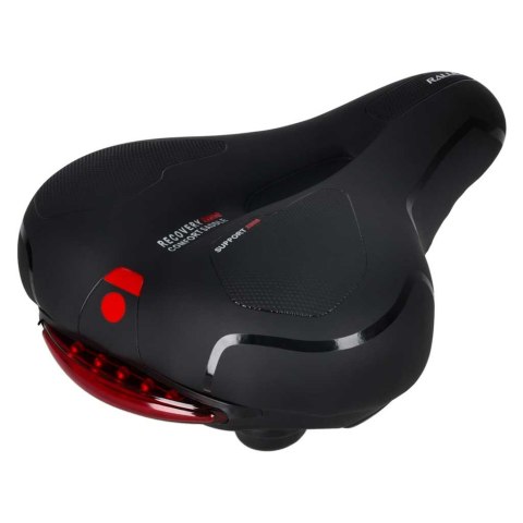 Siodełko rowerowe RALLEX sportowe wygodne pianka elastyczna lampka LED