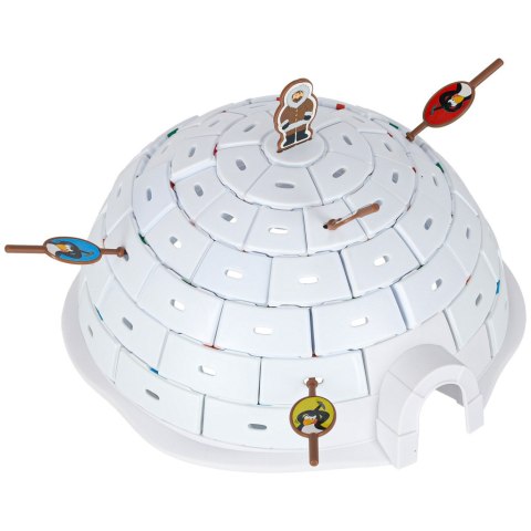 Gra zręcznościowa zbuduj igloo pingwiny