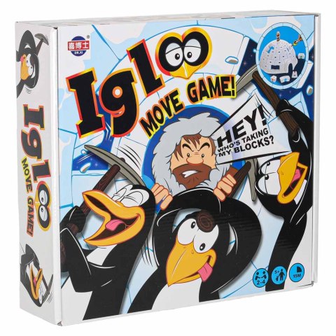 Gra zręcznościowa zbuduj igloo pingwiny