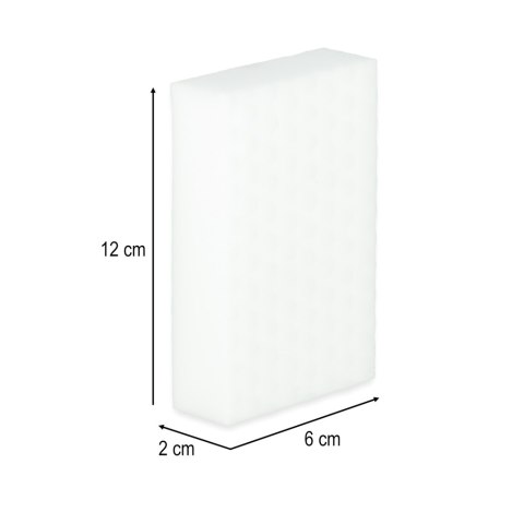 Magiczna gąbka z melaminy do czyszczenia plam bez chemii wielofunkcyjna wypustki