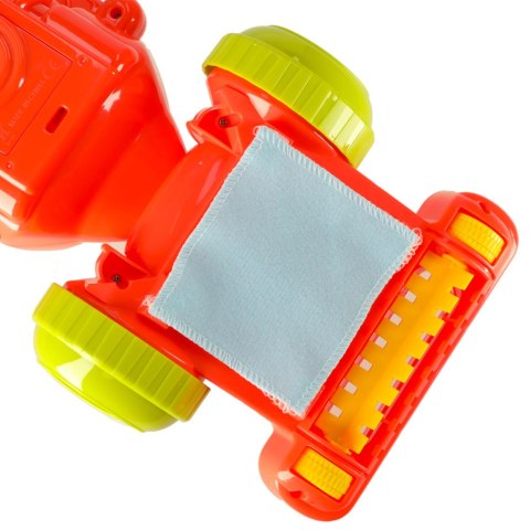 Odkurzacz bezprzewodowy pionowy dla dzieci interaktywny z dźwiękiem malinowy