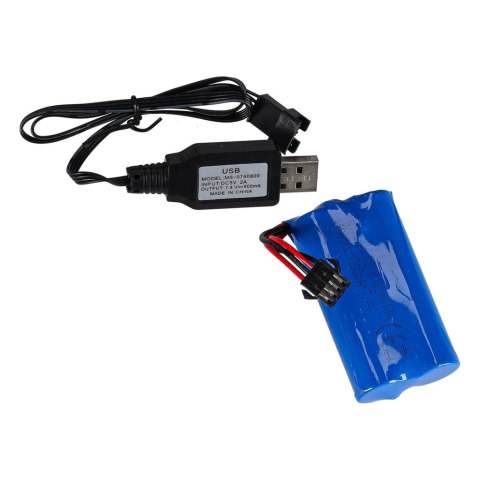 Samochód zdalnie sterowany 2,4GHz 1:8 51cm metal czarny