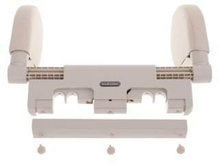 Zagłówek samochodowy poduszka podróżna oparcie na głowę szyje do samochodu regulowane beżowy