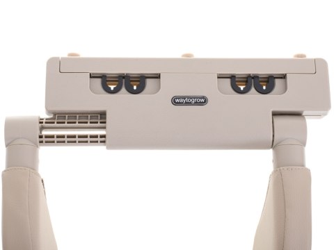 Zagłówek samochodowy poduszka podróżna oparcie na głowę szyje do samochodu regulowane beżowy