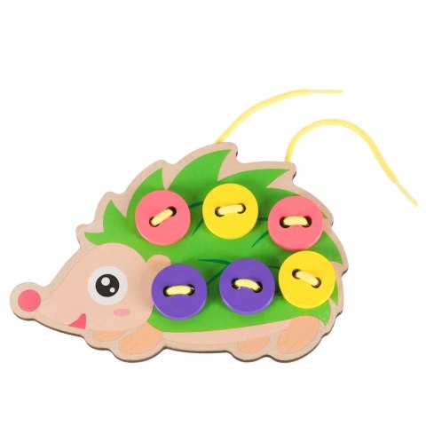 Zestaw edukacyjny do nauki szycia guzików jeż jeżyk