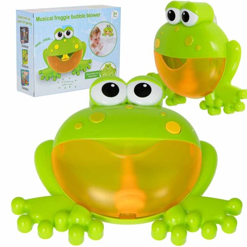 Generator baniek piany zabawka do kąpieli żabka