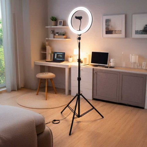 Lampa pierścieniowa 60W RING LED selfie makijaż