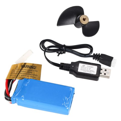 Łódź zdalnie sterowana na pilota RC FT009 pomarańczowa