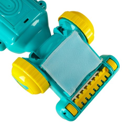 Odkurzacz bezprzewodowy pionowy dla dzieci interaktywny z dźwiękiem niebieski