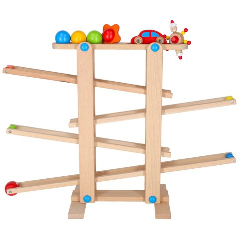 Tor kulkowy drewniany kulodrom montessori XXL