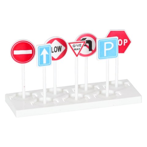 Samolot interaktywny rozkładany parking pojazdy budowlane 3 auta dźwięk światła