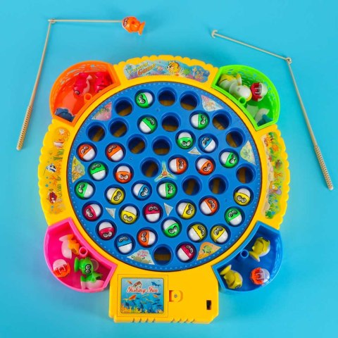 Gra zręcznościowa rodzinna rybki łowienie 45 rybek + 4 wędki