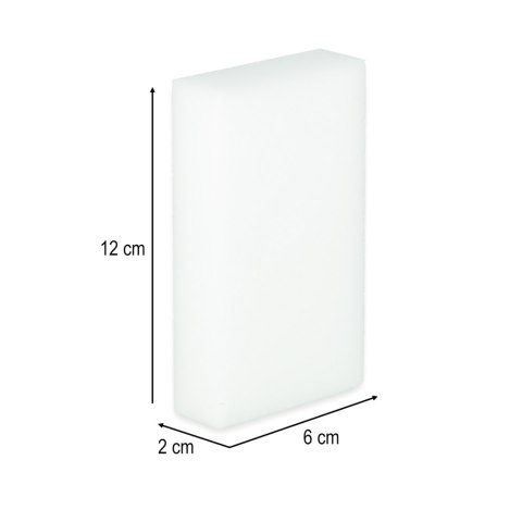 Magiczna gąbka z melaminy do czyszczenia plam bez chemii wielofunkcyjna gładka