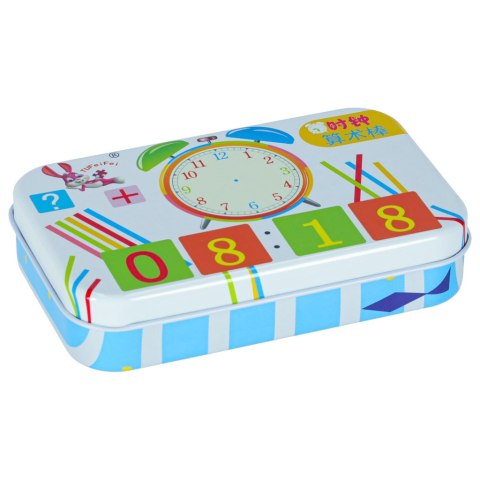 Zestaw edukacyjny nauka zegarka liczenia dodawania dla dzieci zegar do nauki godzin czasu