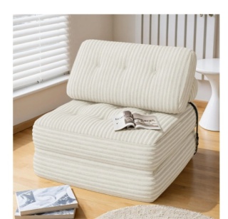BEALIFE Składana kanapa 3 w 1 | | 85x85x60 cm | AR32, kolor WHITE