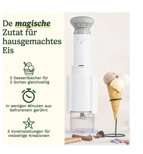 MASZYNA DO LODÓW 5W1 SORBET SLUSHY KOKTAJLE 3 KUBKI 720ML