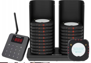 Retekess TD186 System Pagera Restauracji, Bezprzewodowy System Połączeń, Zasięg 600M