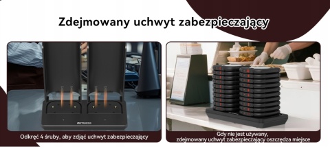 Retekess TD186 System Pagera Restauracji, Bezprzewodowy System Połączeń, Zasięg 600M