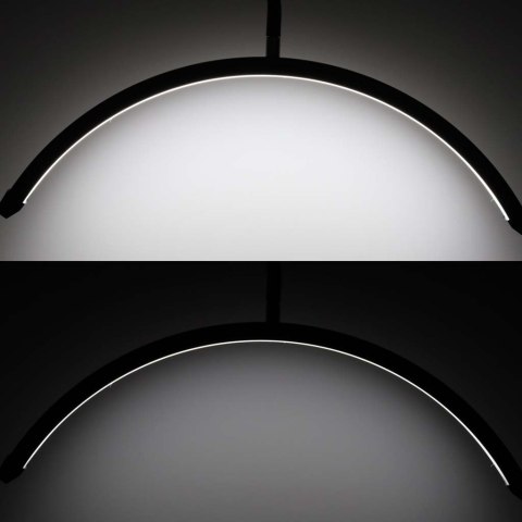 Lampa do przedłużania rzęs LED 36W regulowana kosmetyczna bezcieniowa łuk czarna