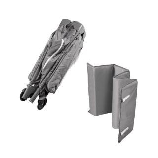 Łóżeczko dziecięce turystyczne składane kojec materac dla dzieci 2w1