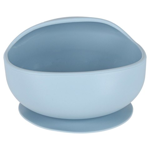 Naczynia silikonowe dla dzieci zestaw 8 elementów niebieski