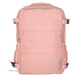 Plecak turystyczny kabinowy podróżny bagaż podręczny różowy 45x30 cm