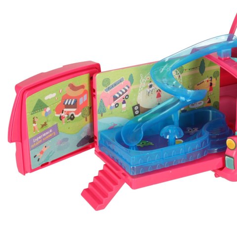 Samochód dla lalek kempingowy kamper akcesoria lalka basen