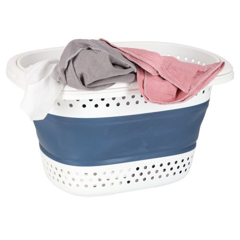 Kosz na pranie składany silikonowy duży koszyk 32L