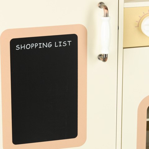 Kuchnia dla dzieci drewniana kran z wodą dźwięki światła 90cm