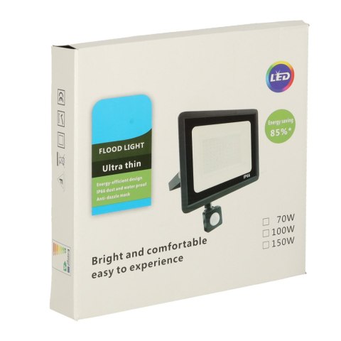 Lampa czujnik ruchu reflektor 100W