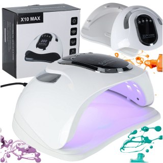Lampa do paznokci Sun X10 UV 45 LED 280W manicure hybrydy żele
