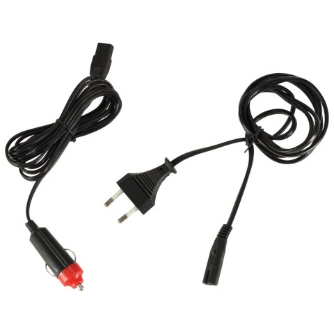 Lodówka turystyczna elektryczna samochodowa mini na jedzenie kosmetyki grzanie chłodzenie 2w1 3,4L biała