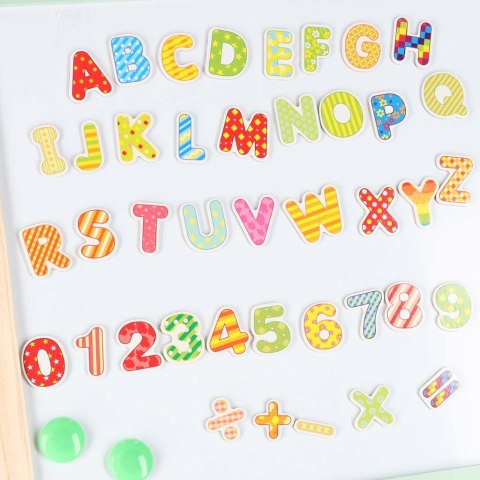 Tablica magnetyczna kredowa dwustronna LULILO Kredo kredy markery magnesy kosze